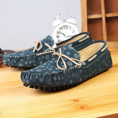 Calçado casual de pele masculino