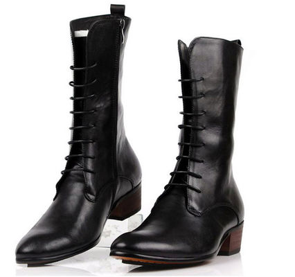 Botas de Anquilhagem para Homens de Negócios Botas Militares de Combate