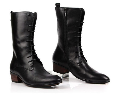 Botas de Anquilhagem para Homens de Negócios Botas Militares de Combate