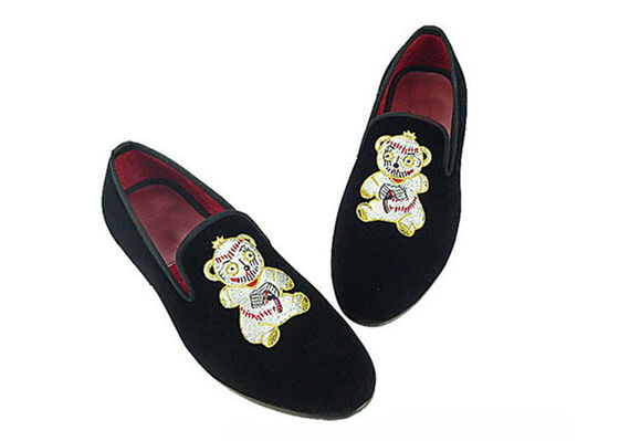 Informal Flat Mens Velvet Loafers Key Drawn Style Homens De Negócios Sapatos Casual