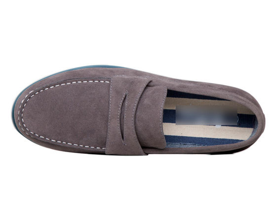 Moda masculina de couro casual Slip On Shoes / Mens Flat Loafers sapatos