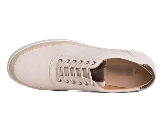 Sapatos de calçado de couro suave para homens, sapatos de condução de lona plana