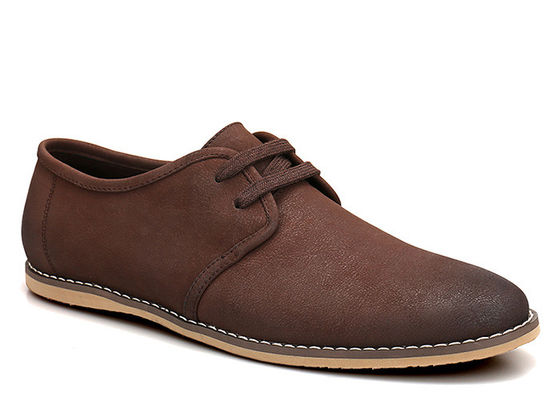 Calçado casual de couro de salto baixo Homens Confortável Suede Superior Homens Calçado casual Oxford