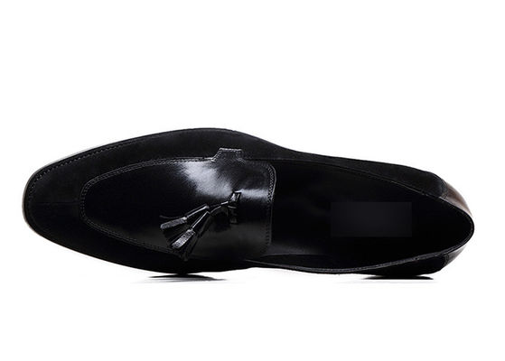 Slip On Tassel Calçados de couro masculino Calçados casuais de couro masculino Mocasins de condução