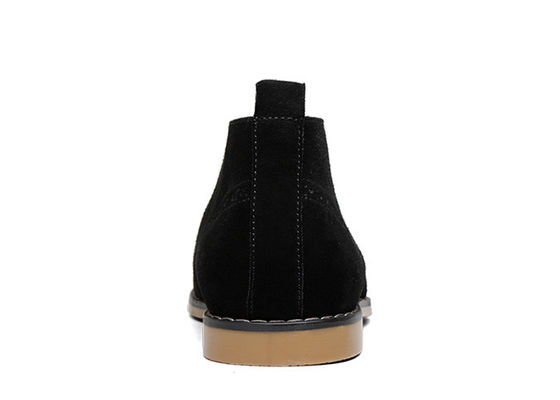 Moda masculina botas de tornozelo de camarão de couro genuíno botas masculinas de inverno