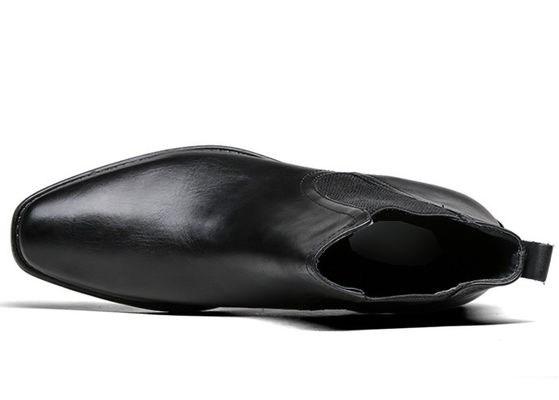 Botas clássicas masculinas de tornozelo Outono / Primavera Botas de couro casuais masculinas para negócios