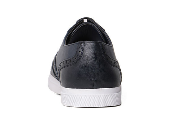 Calçados Homens Confortáveis Calçados Homens Lace Up Negro PU Lacing Calçados Homens Couro Brogue Calçados