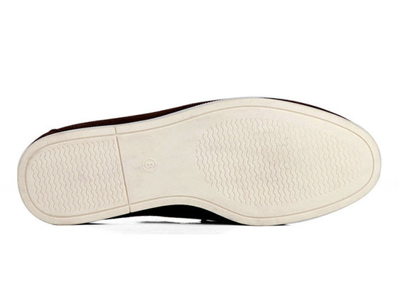Calçados de uso casual masculino duráveis Tassels Flat Loafer Mens Brown Leather Driving Shoes