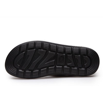 Sandalias de Verão de Couro Marrom, Sandalias de Fim Suave Casual