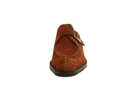 Calçados Brogue de Couro Marrom, Calçados Goodyear, Calçados Monk