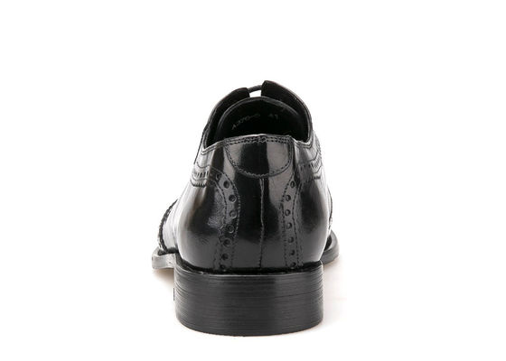 Homens Brogue Calçado formal de couro, Pedaços pontiagudos Homens vestido de sapatos para o casamento