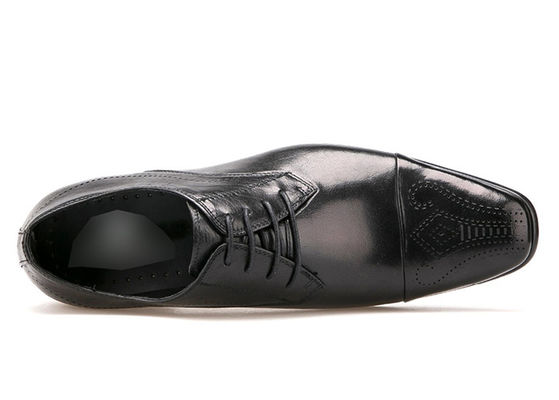 Chapéus de roupa de couro impermeável estilo britânico chapéus de brogue preto