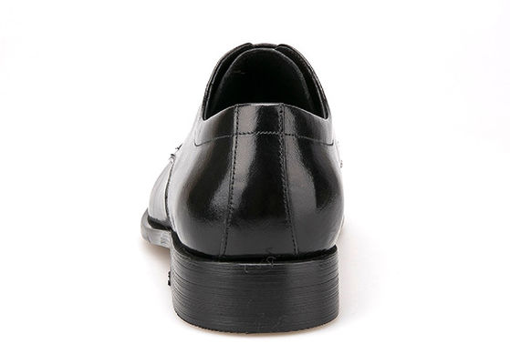 Calçados de roupas de couro masculino italianos de renda preta Calçados de roupas de renda para escritório de negócios