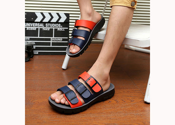 ODM Homens Sapatilhas de Couro Casual Sandais de Couro de Vaca Originais Homens Designer Flip Flops