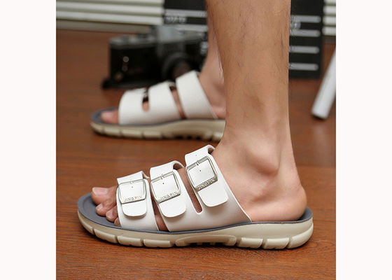 ODM Homens Sapatilhas de Couro Casual Sandais de Couro de Vaca Originais Homens Designer Flip Flops