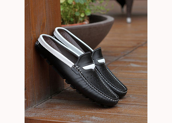 Moda Verão de couro genuíno Sandais masculinos / Sapatos masculinos de couro de vaca