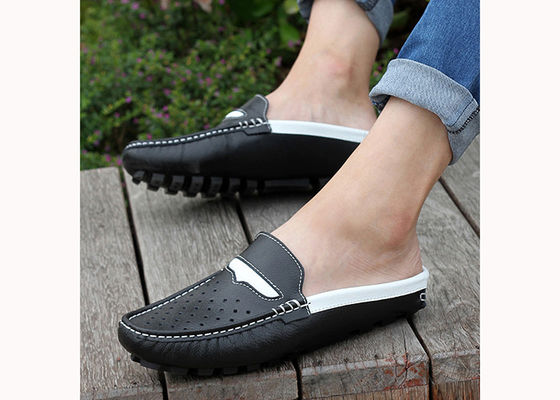 Moda Verão de couro genuíno Sandais masculinos / Sapatos masculinos de couro de vaca