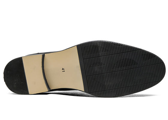Calçados Flat Mens Negro Oxford Confortável sola Lacing Calçados de negócios
