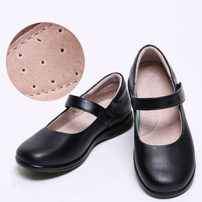 Confortáveis sapatos infantis Mary Jane de couro para primavera / outono