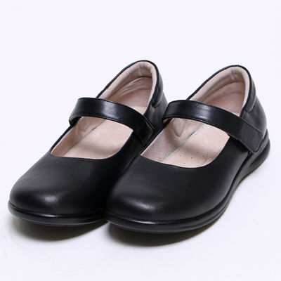 Confortáveis sapatos infantis Mary Jane de couro para primavera / outono