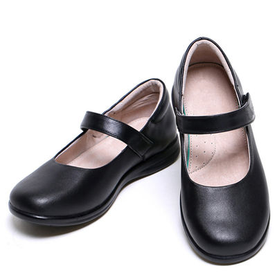 Confortáveis sapatos infantis Mary Jane de couro para primavera / outono