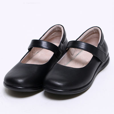 Confortáveis sapatos infantis Mary Jane de couro para primavera / outono