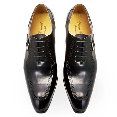 Embossing Patent Leather Men Formal Dress Shoes Marrom ODM aprovado