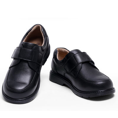 Slip On Sapatos Escolares Meninos Preto Sapatos Casual Crianças de Couro