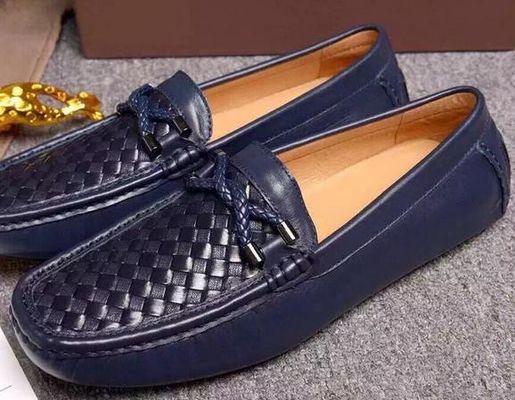 Sapatos de barco de couro masculino casual, Sapatos de mocasin de casaco masculino.