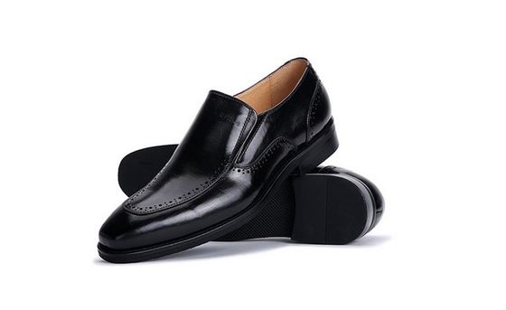 Slip On Brogue Homens vestido de couro Sapatos Loafers padrão crocodilo para escritório