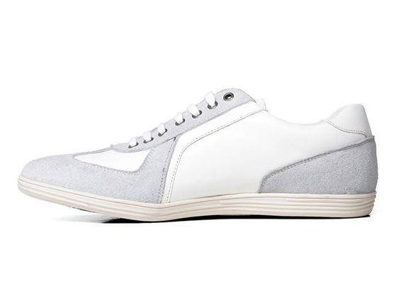 OEM Calçados Casual Homens De Couro Suede Homens Calçados Brancos