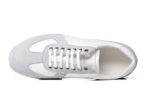 OEM Calçados Casual Homens De Couro Suede Homens Calçados Brancos
