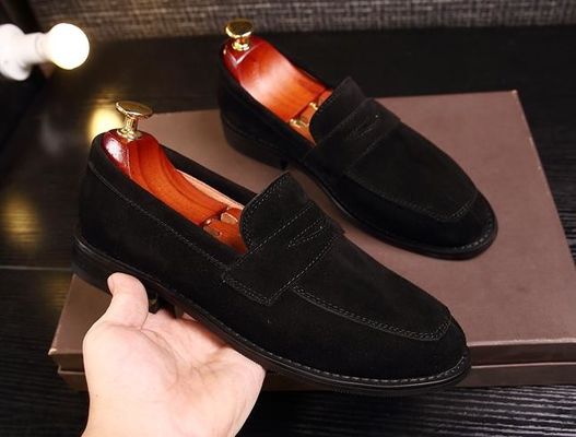 Loafers de couro masculino / Loafers de couro casual masculino