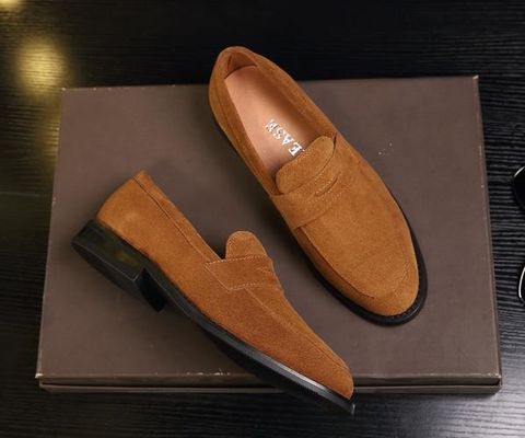 Loafers de couro masculino / Loafers de couro casual masculino