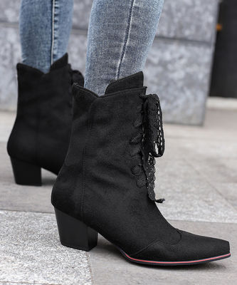 Sapatos de couro feminino preto para o seu estilo
