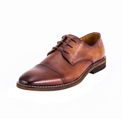 Roupas de noiva impermeáveis para homens Sapatos com atacadores de salto plano Sapatos com listras