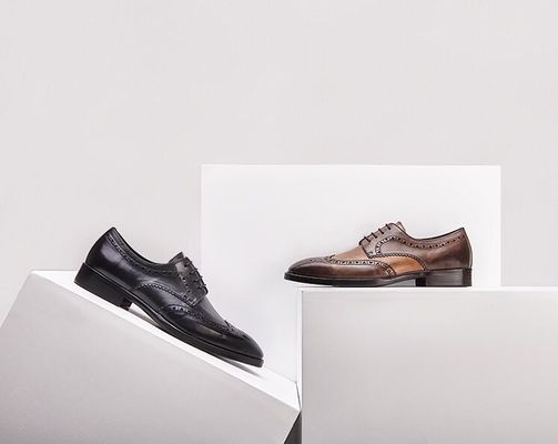 Calçados de moda masculina de designers italianos Calçados de moda clássicos Calçados Oxford para homens Calçados