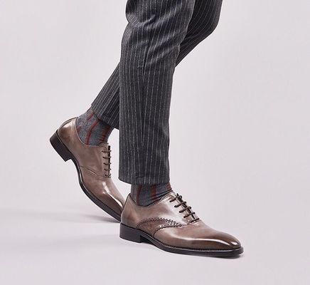 Moda Homens Sapatos de Vestido Formal De Couro Alegre Homens Sapatos de Vestido Preto