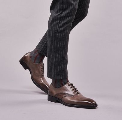 Moda Homens Sapatos de Vestido Formal De Couro Alegre Homens Sapatos de Vestido Preto