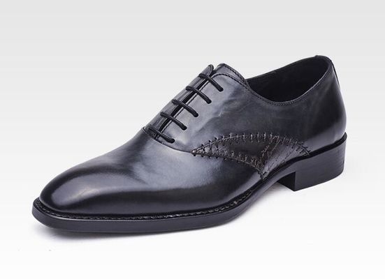 Moda Homens Sapatos de Vestido Formal De Couro Alegre Homens Sapatos de Vestido Preto