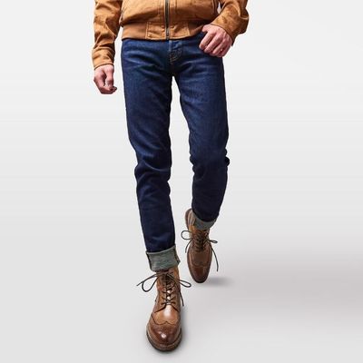 Pernas pontiagudas, sapatos de couro castanho, botas de couro Chelsea, botas de couro com atacadores, botas de tornozelo para festa.