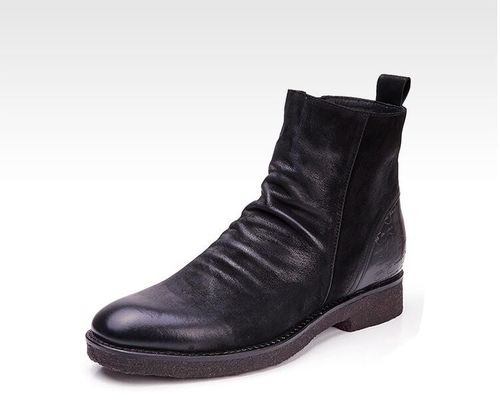 Boas botas de couro, botas de couro, botas de Chelsea.