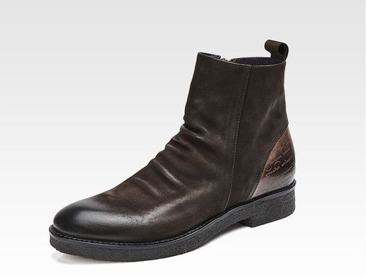 Boas botas de couro, botas de couro, botas de Chelsea.