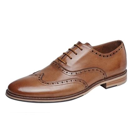 Sapatos personalizados de vestido de noiva para homens feitos à mão de couro de grãos inteiros