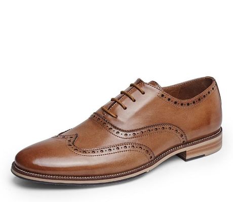 Sapatos personalizados de vestido de noiva para homens feitos à mão de couro de grãos inteiros