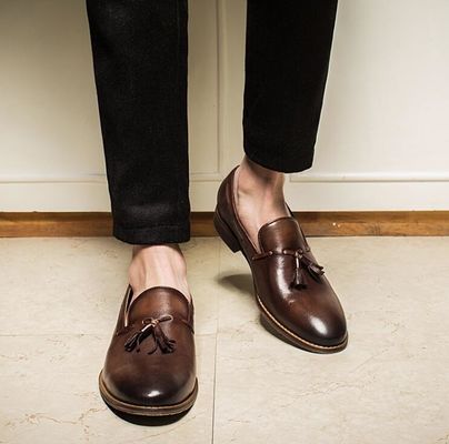 Lace Up Flat Heel Homens Slip On Sneakers Top alto / baixo corte tênis de couro macio