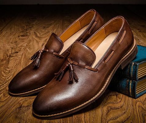 Lace Up Flat Heel Homens Slip On Sneakers Top alto / baixo corte tênis de couro macio