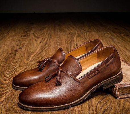 Lace Up Flat Heel Homens Slip On Sneakers Top alto / baixo corte tênis de couro macio