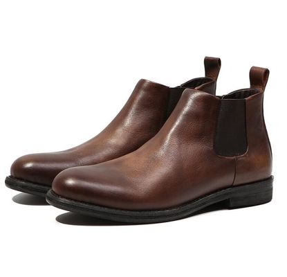 Moda Flat Men Robe de Couro Sapatos Preto Oxford Robe Sapatos Oculto Respirável