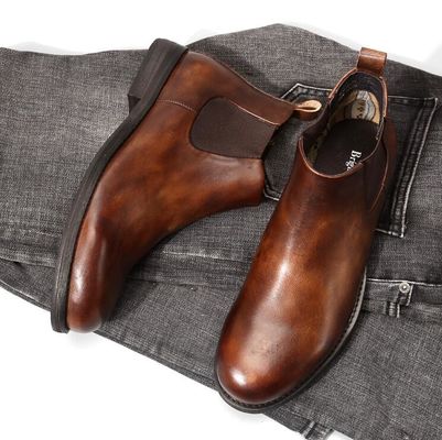 Moda Flat Men Robe de Couro Sapatos Preto Oxford Robe Sapatos Oculto Respirável